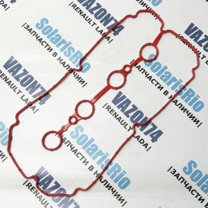 Прокладка клапанной крышки Спектра, Рио 1 ROSTECO Прокладка клапанной крышки силиконовая двигателя Spectra Rio1